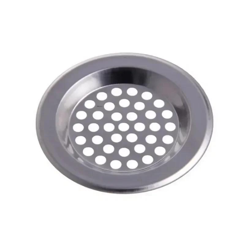 5 Pcs For Kitchen Bathroom 5 Pcs Circular Pool Steel Mesh Sink Strainer Kitchen Trap Drain Filter Suitable