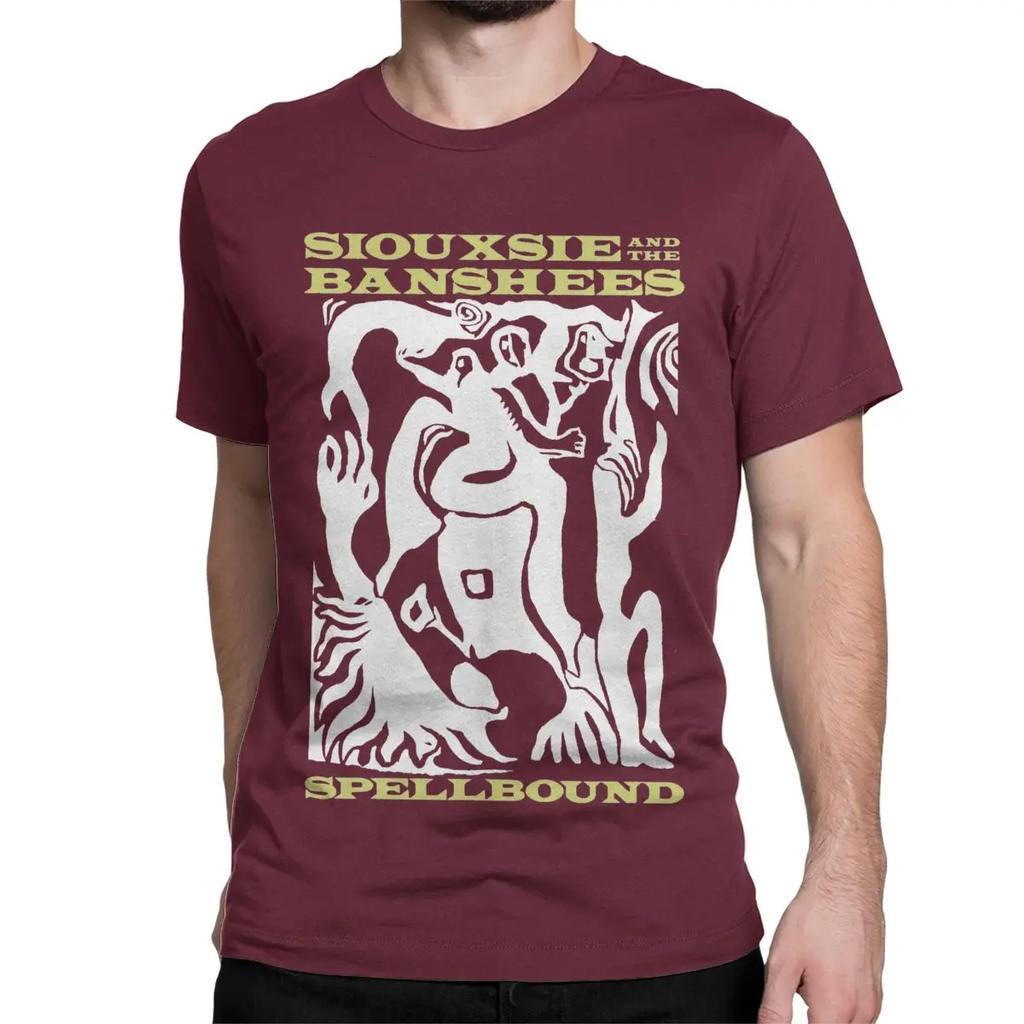 Men Women Spellbound Rock Music Gothic T Shirt Siouxsie And The Banshees Cotton Clothes Novelty Tees Plus Size T-Shirts