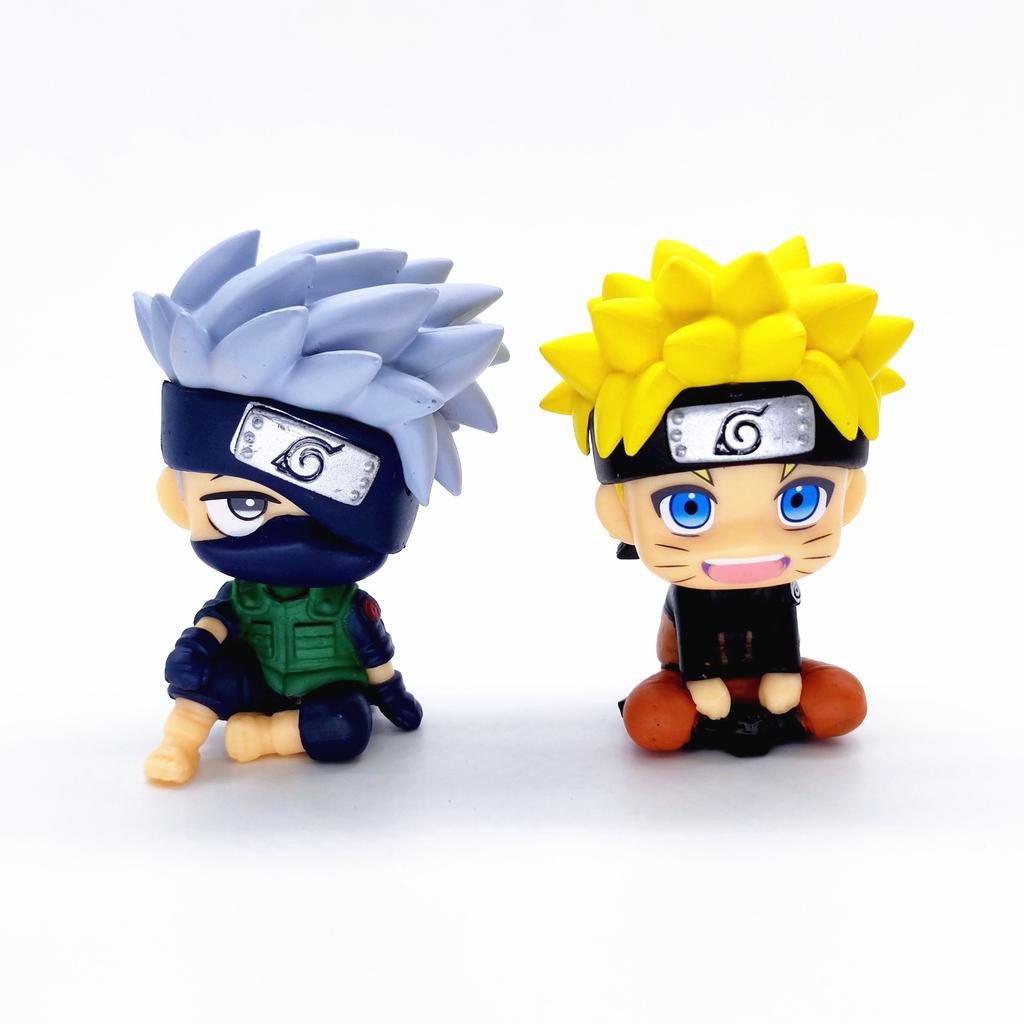 HOT Funny Naruto Anime Figure Uzumaki Naruto Kakashi Uchiha Sasuke Itachi Cute Toys Q Figurals Action Figurine Model Toy