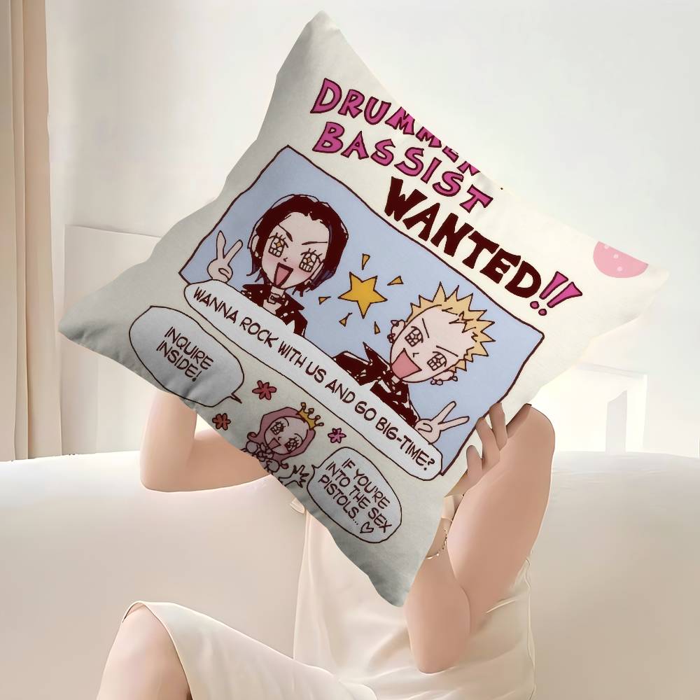 Anime nana cool girl  Cushion Cover 30x50 Polyester Sofa Cushions Decorative Throw Pillows Home Decoration Pillowcover