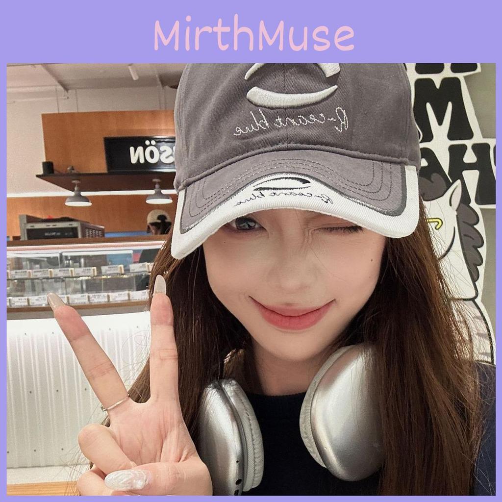 Rceant Stylish Pattern Baseball Cap Cotton Embroidered Sunshield Fashionable