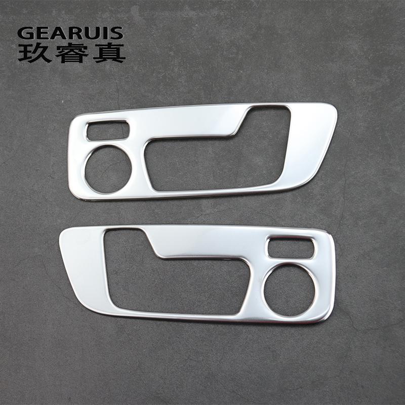 

Автомобильный Стайлинг, кнопка регулировки сиденья, панель переключателя, отделка, декоративная наклейка для BMW X5 G05, интерьер, нержавеющая сталь, авто серебряный