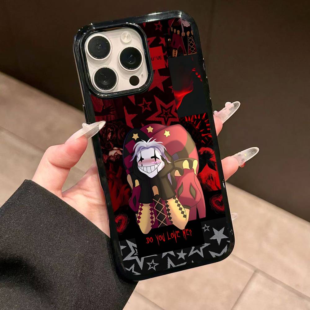 Der Freak Circus Pierrot Für IPhone 17 16 15 14 13 Pro 12 11 Pro Max Harte PC+TPU Handyhüllen Rückabdeckung
