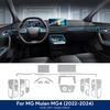 Pour MG Mulan MG4 -2024 Tableau de bord intérieur de voiture Navigation Écran intérieur automobile Film de protection Autocollant TPU Anti-rayures