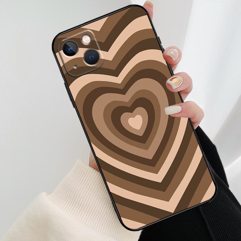 Colorful Heart Circle Love Phone Case For iPhone 17 Pro Max 16 15 11 13 12 14 Pro Max mini 15 16 Plus 16e 17 Air Cover