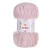Coarse Faux Fur Yarn Ball - Long Hair Mink for DIY Knitting: Hat & Scarf Kit