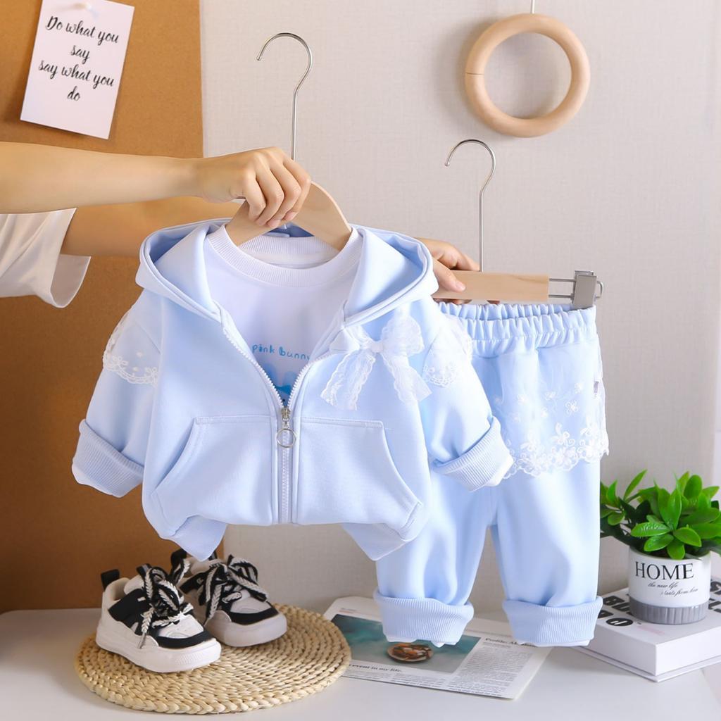 Kids Casual Long-Sleeve Set, Comfortable Daily Wear Outfits