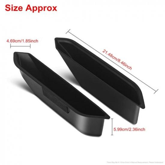 -2024 Ford Bronco Door Handle Storage Box 2pc Organizer Tray Car Accessories