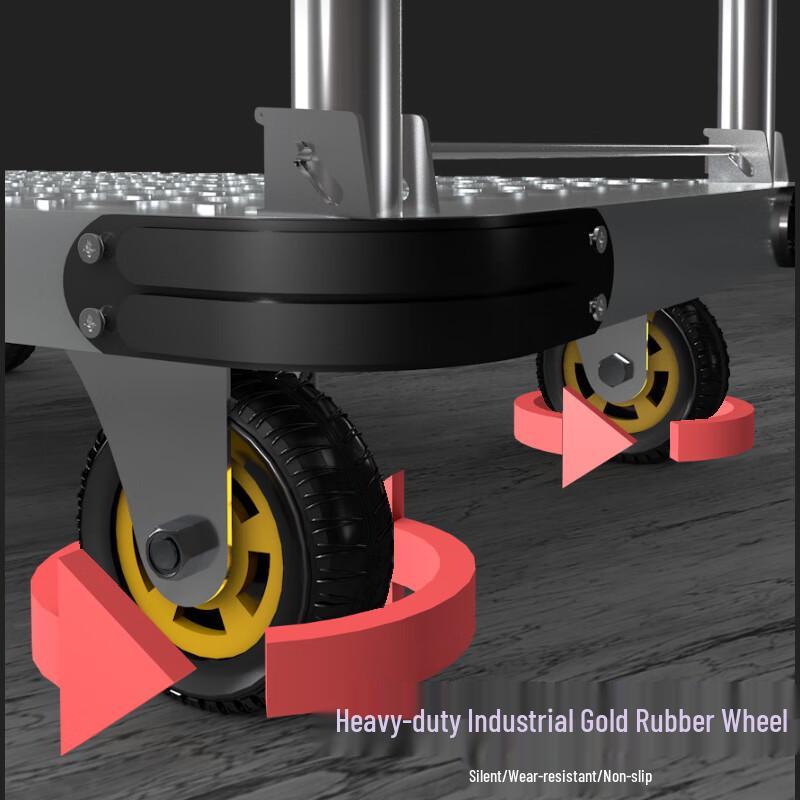 Heavy-Duty Steel Platform Cart