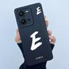 For Vivo Y35 Case Cute Initial Letters Soft Liquid Silicone Back Cover For Vivo Y 35 4G Funda Anti Drop Phone Protector Coque