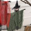 Scary Party Hanging Decor Spooky Witch Halloween Decoration, Ghost Ornament Scene Layout Supplies for Haunted House, Indoor Outdoor Tree Yard