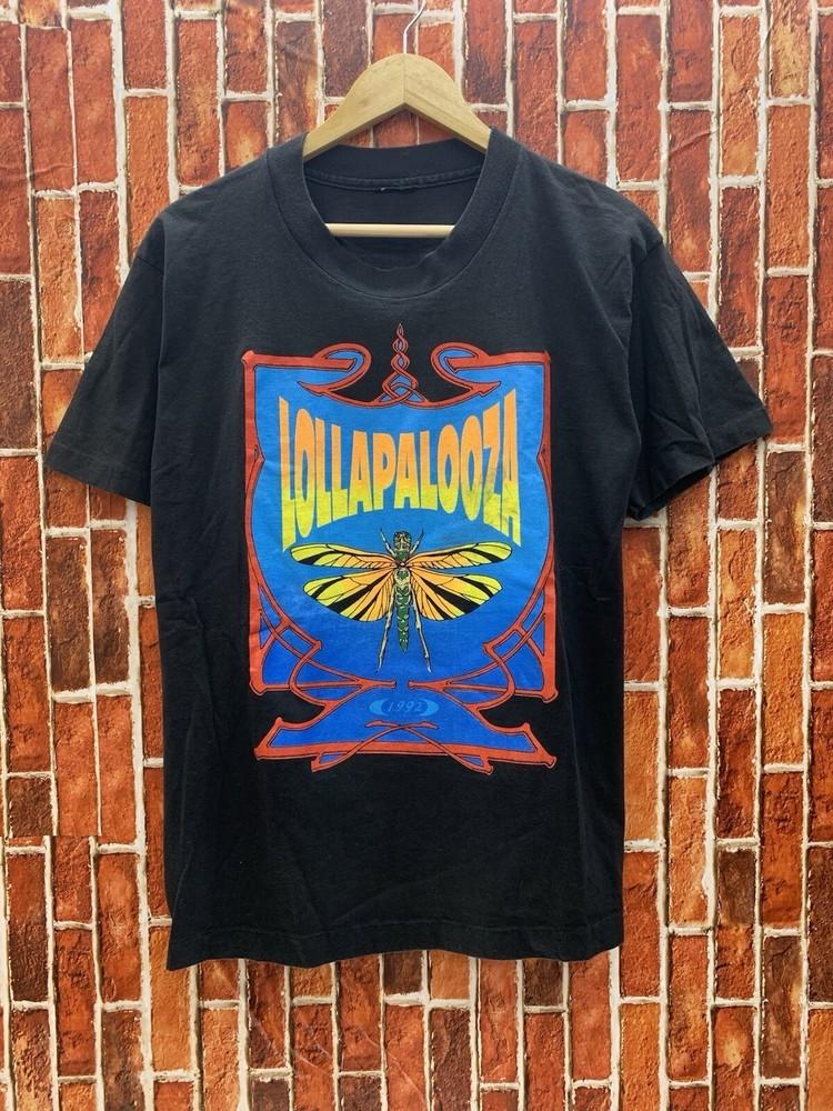 

Vintage 1992 Lollapalooza T-Shirt Black Cotton All size S-345XL Unisex HRL134 Unisex T-Shirt M