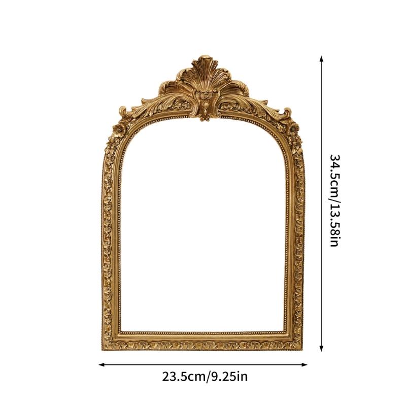 Antique Ornate Oval Photo Frame for Wall Mounting Retro Picture Frame,Decorative Photo Frame Wall Decors for Offfice Home Decors