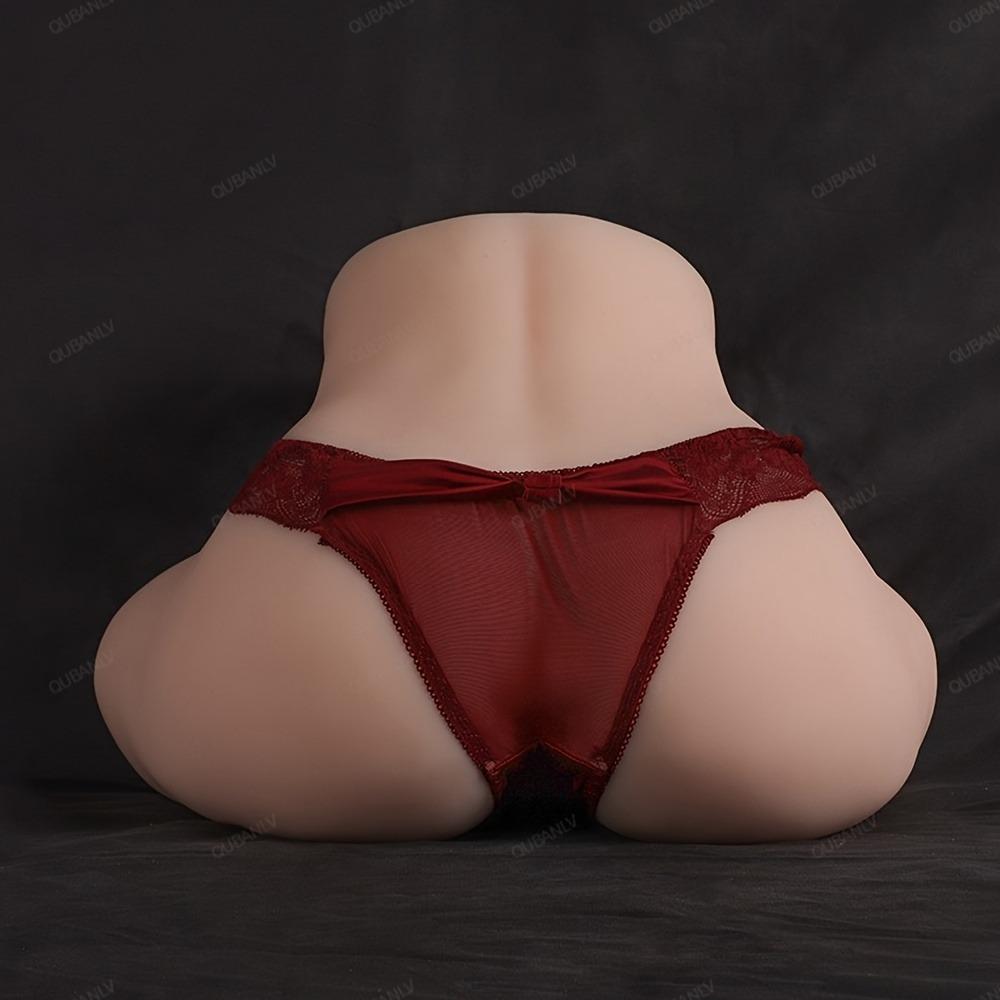 Half Body Without Arms Skin Color Big Ass Real Touch Sex Doll Realistic Vagina Female Ass Toy Masturbator
