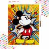 Disney DIY Diamond Painting 5d Mickey Mouse Retro Pop Art Cross Stitch Diamond Living Room Bedroom Decoration Painting