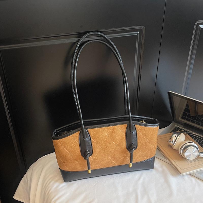 Grenzüberschreitende Retro Handtasche mit großer Kapazität und vielseitiger Verwendung für Damen: Modische Luxus-Schulter-Tragetasche