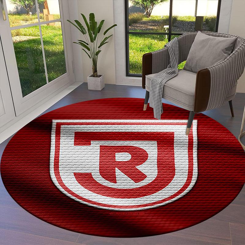 SSV Jahn Regensburg Round Area Rug,Carpet Rug for Living Room Bedroom Sofa Playroom Decor,Non-slip Floor Mat