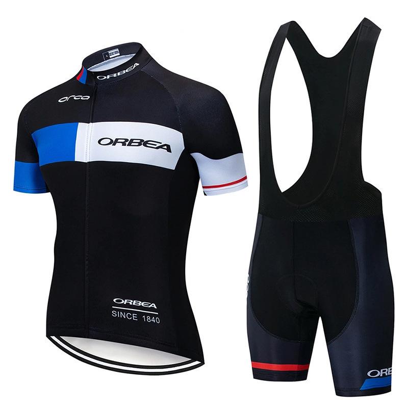 Summer Short Sleeve Set Tour De France ORBEA Team Cycling Suit Sports Roller Skating Suit Bicycle Outdoor Riding
