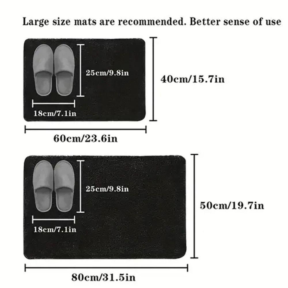 Anti-slip Bedroom Mat Ultra Soft Floor Mat Durable Bathroom Rug Household