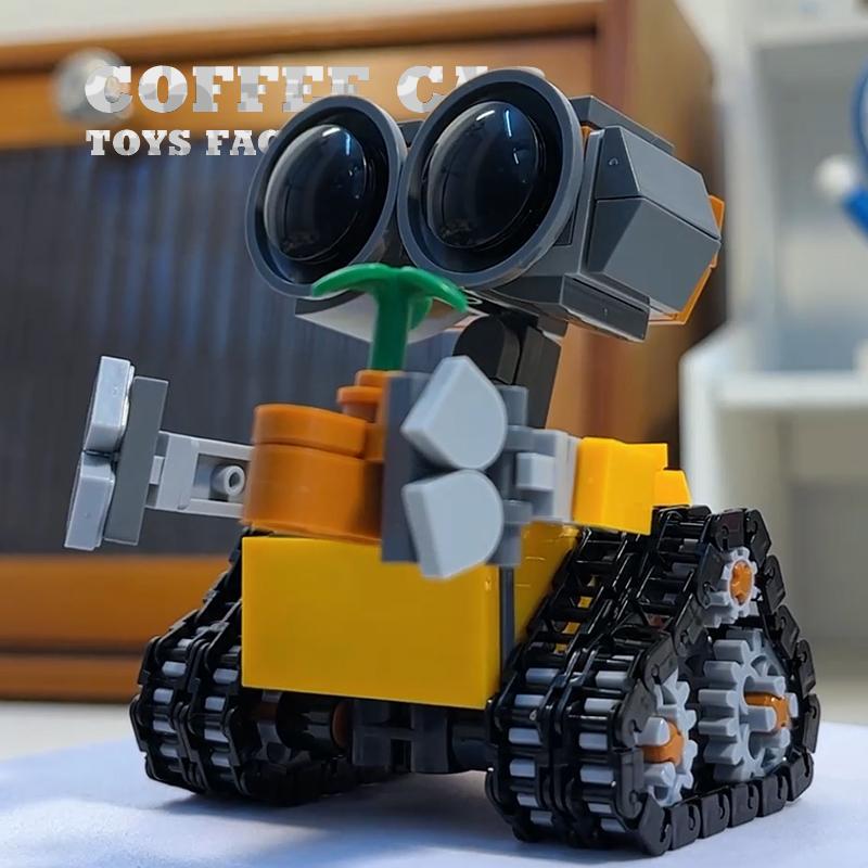 Movie Robot Wall E MOC Building Blocks Dolls Space Mecha MOC Bricks Action Figure Toys Adult Children Christmas Gifts DIY