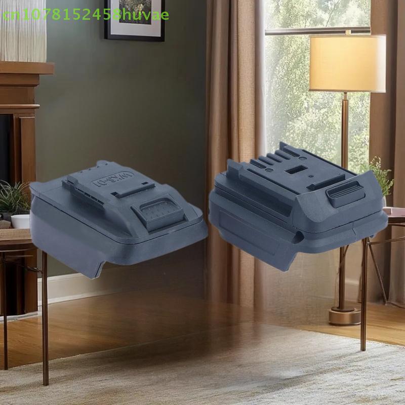 1 Pc For 18V Li-ion Battery For Worx 4 Pin Small Foot 5 Pin Big Foot Electric Tools WU173 WU279 Power Tools Adapter Converter