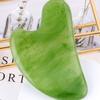 2Pcs Face Massager Scrapers Tools for Face Neck Back Body Natural Resin Gua Sha Massage Board Rose Quartz Guasha Plate