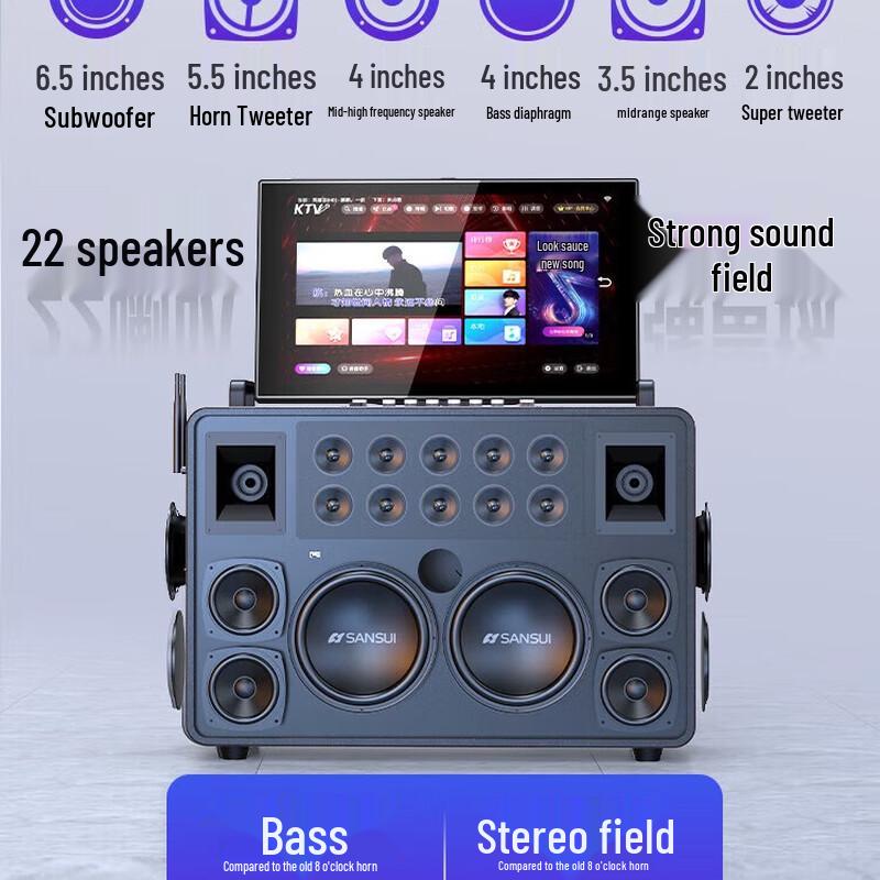 Sansui C2 Home & Outdoor KTV Speaker System