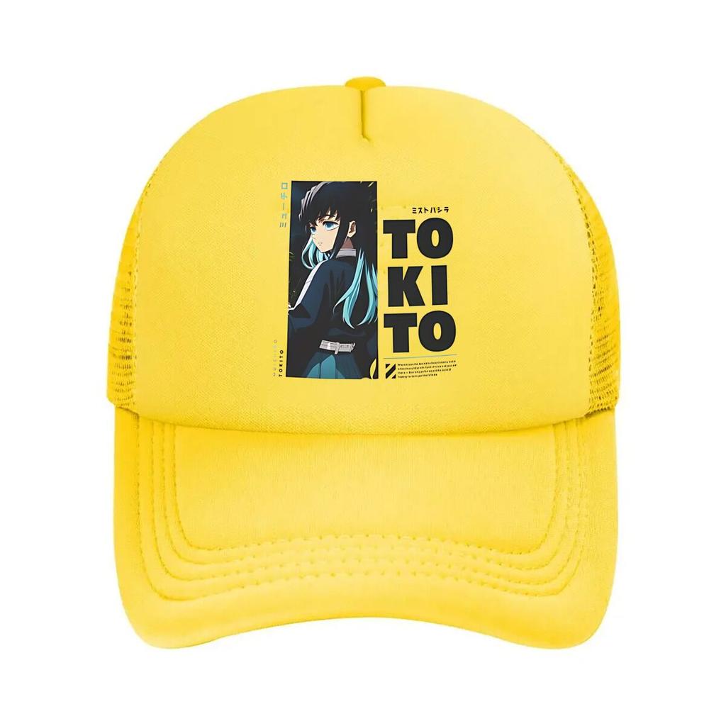 Tokito Muichiro - Kimetsu No Yaiba Mesh Baseball Cap Casual Hat Outdoor  For Womens Unisex FeUnisex