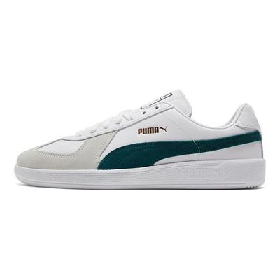 Army Trainer White Varsity Green Unisex Sneakers 386607-03
