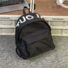 Color Solid Fashionable Letter Pattern Lightweight Neutral Backpack For Outdoor