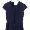 FOXEY NEW YORK made in Japan Short sleeve French sleeve one piece 40 Navy Women Used