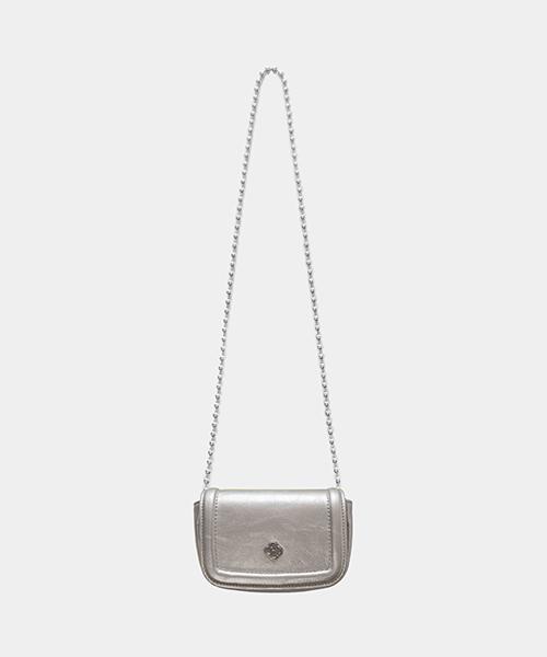 Heeari Poppy Chain Mini Bag_Silver