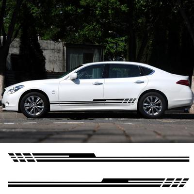 2 Stück Universal Auto Seitenaufkleber Vinylfolie Aufkleber Autozubehör Für Suzuki Volvo Tesla Skoda VW Volkswagen Seat Subaru