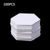 100Pcs Hexagon Templates For Patchwork Paper Quilting Sewing Craft DIY Six Sizes