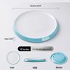 Plato llano redondo de melamina estilo nórdico
