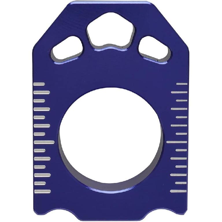 Dirt Bike Rear Axle Block Chain Tensioner Adjuster CNC for YZ 250F 450F YZ250F 2012-2023 YZ450F 2010-2023 Blue
