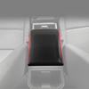 Car Armrest Box Cover Leather Pad For Toyota Tacoma 24-25 Accessories Carbon&Red