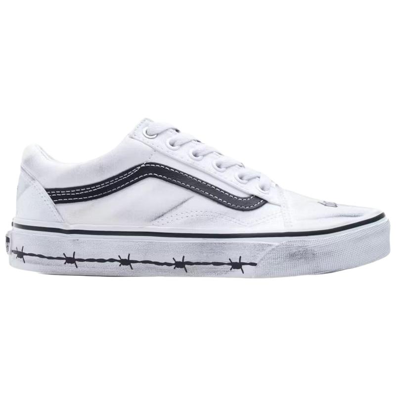Travis Barker X Vans Old Skool White Unisex Sneakers VN000E9TCJ7