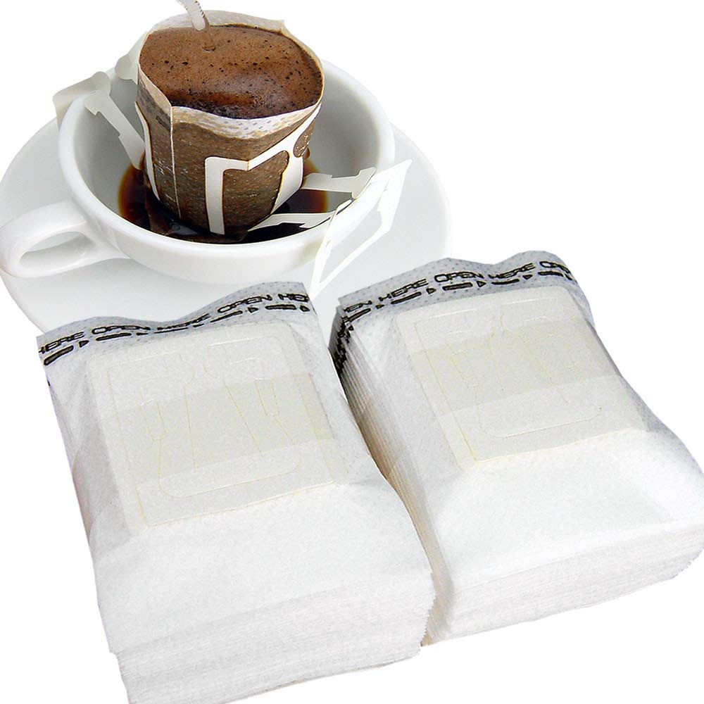 Drip Bag Filter for 1 Cup Drip Coffee Dripper Filter for Commercial Use Bulk 100 Pieces (no Required)