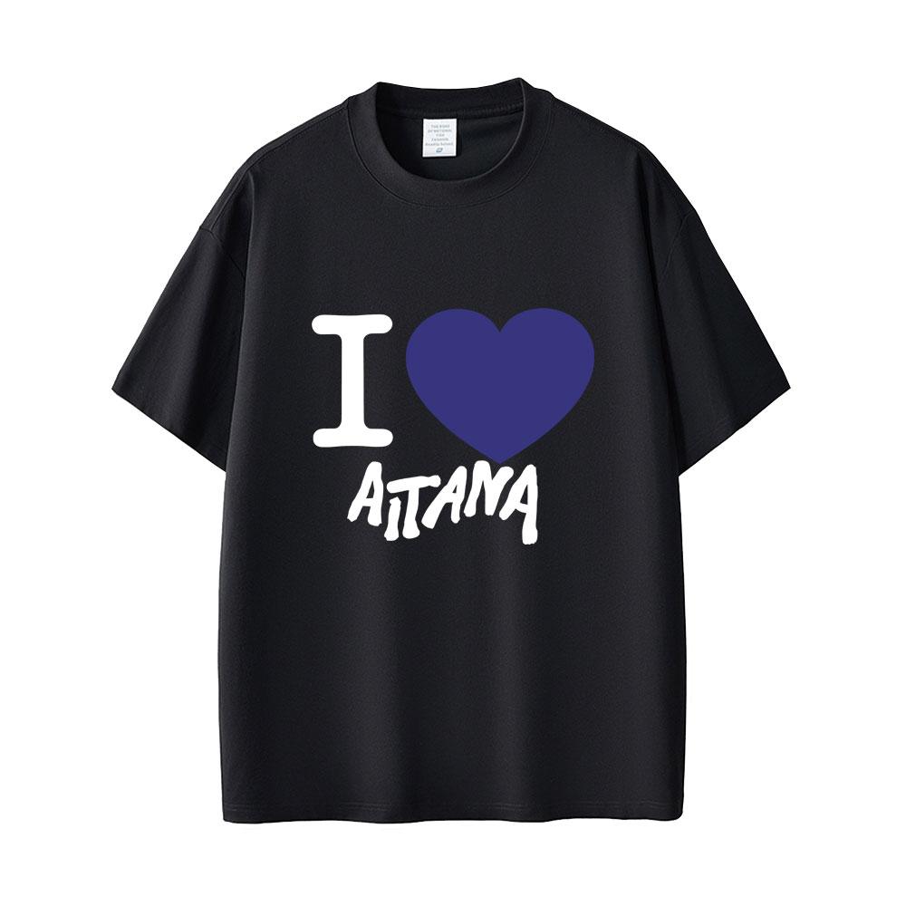 

I Love Aitana CUARTO AZUL Tshirt Men Women Fashion Pop Music Streetwear Unisex Casual Oversized T Shirts Vintage Tshirt S