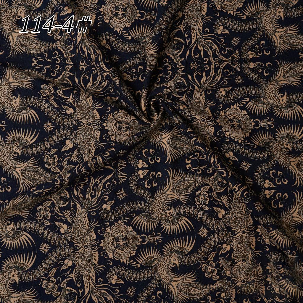 145x100cm Cotton Linen Small Floral Printed Fabric For Women's Clothing, Decorative Fabric DIY Handmade Sewing Cloth Fabric