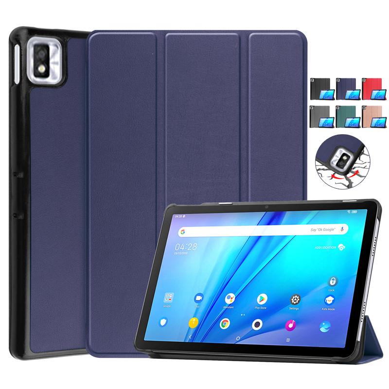 For TCL Tab 10s Smart Case 9080G 9081X 10.1 Inch Tablet Flip Stand Cover for Funda TCL NxtPaper 10s 9081X2 Hard PC Back Shell