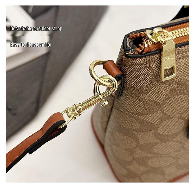 Dámská klasická taška tote a crossbody s květinovým potiskem a velkou kapacitou