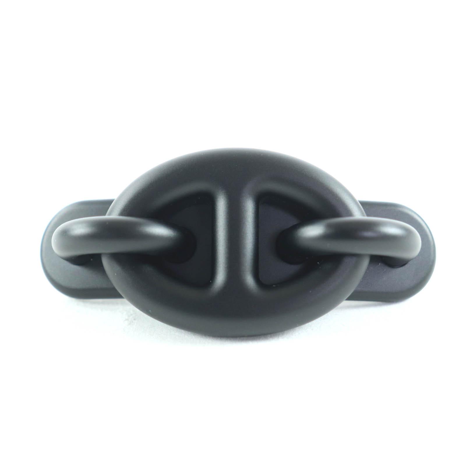 

Excellent HERMES hair accessory Valletta Tri-Maion PM Matt black Women Used