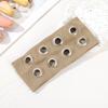 1PC With Metal Ring Cool Circular Cutout Design Fashion Headscarf Breathable Face-Washing Headband Dark Style Multicolor