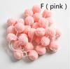 2.5cm 30PCS Creative Handmade Felt Ball Wool Ball Wreath String Ornaments DIY Accessories