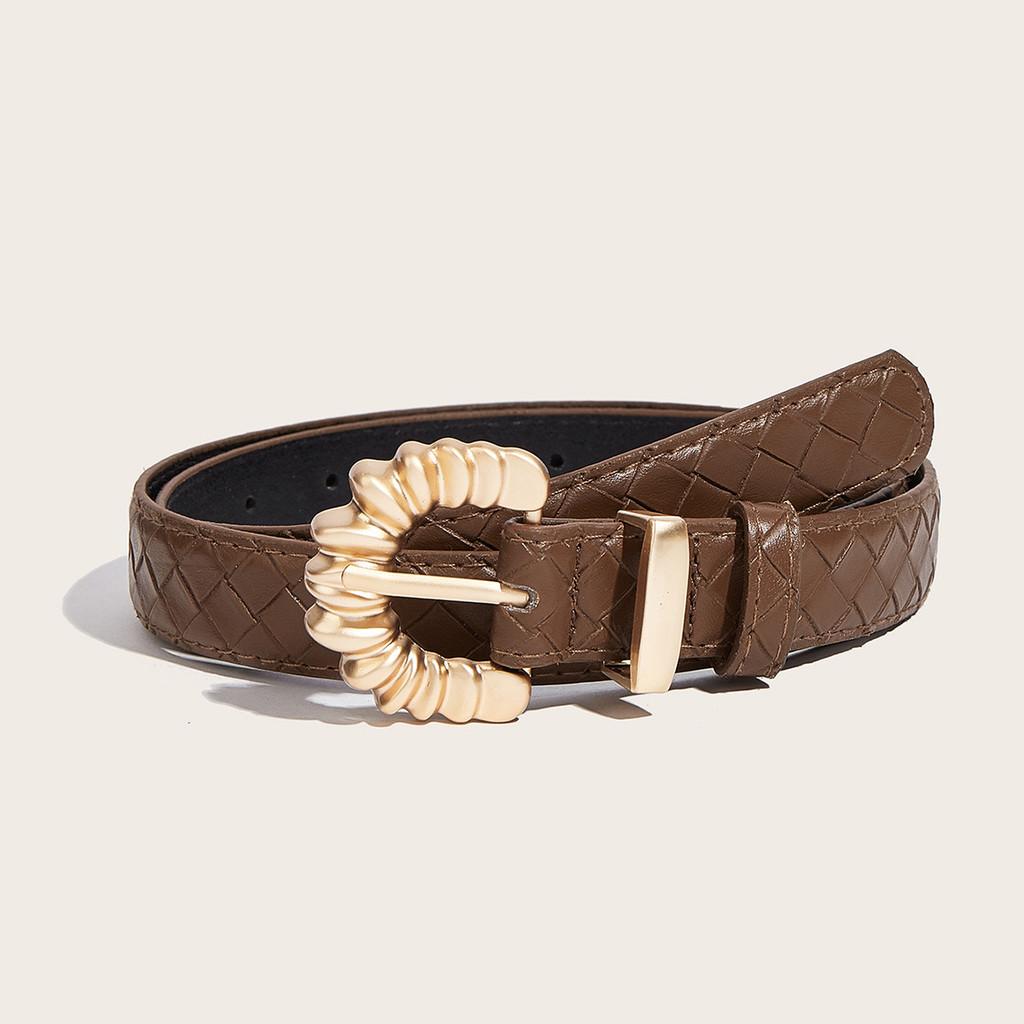 

Womens Fashion Leather Belt With Zinc Alloy Buckle For Casual Wear Spring 2026