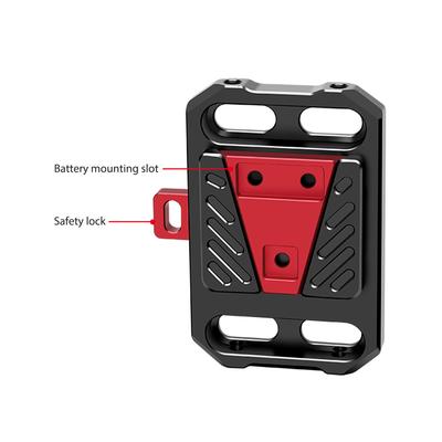 Mini V Mount Battery Plate V Lock Battery Adapter Plate Aluminium Alloy z 1/4 cala 3/8 cala M4