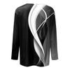 Women's Fashion Daily Versatile Casual V-Neck Long Sleeve Printed Top
