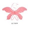 Large Iridescent Butterfly Wing Balloon (122x89 Cm) - Colorful Aluminum Film Inflatable for Photo Shoots